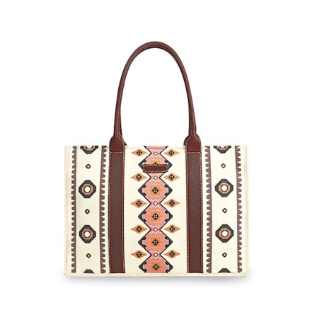 Wrangler Tote Bag Western Purses Damväskor Axelremsväskor Boho Aztec Handväskor Canvas