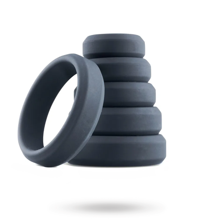 Boners 6-Piece Cock Ring Set - Vuxen.se - Penisringar