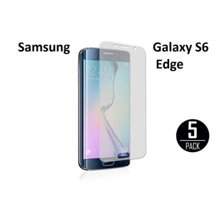5st Skärmskydd Till Samsung Galaxy S6 Edge Inkl Putsduk Transparent