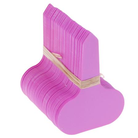 100st 5*7cm Plast T-typ Tag Markörer Plantskola Trädgård Gräsmatta La
