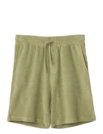 Organic Cotton Terry Shorts Green Lexington Clothing