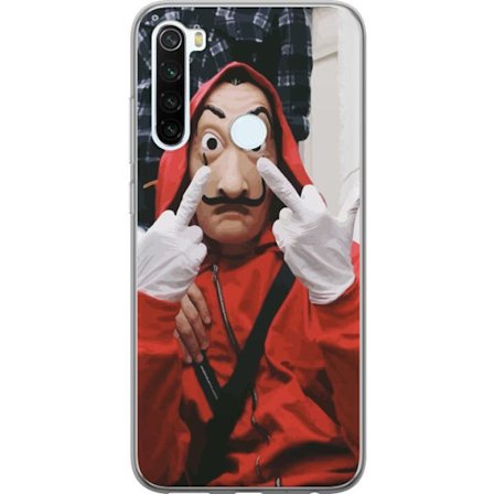 Kompatibel Mobilcover til Xiaomi Xiaomi Redmi Note 8 Red Masked Suit