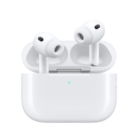 Apple AirPods Pro 3 - True wireless earphones with mic - in-ear - Bluetooth - active noise cancelling - white