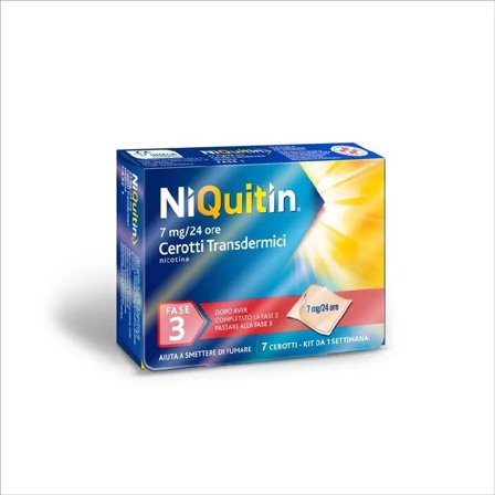 Niquitin 7 Cerotti Transdermici Fase 3 7mg / 24h