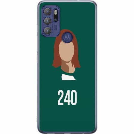 Motorola Moto G60s Genomskinligt Skal Squid Game
