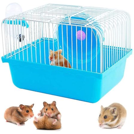 Hamsterbærer Guinea Gris Rejse Bærbar Lille Bur