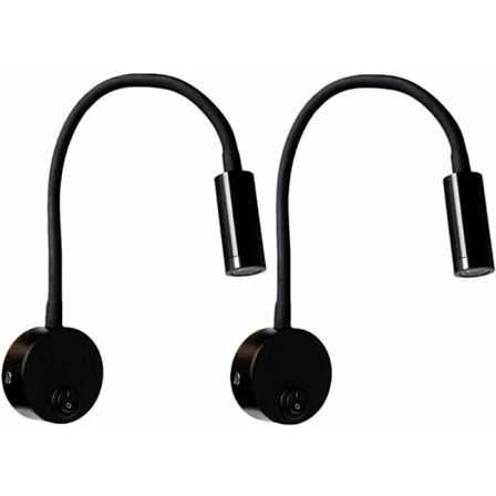 Kotiseinän lamppu 360 asteen taittuva säädettävä 3W LED lämmin valo (