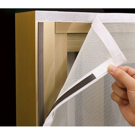 Hvit myggnettvindu magnetisk ramme hvit 120x150 cm anti myggflue