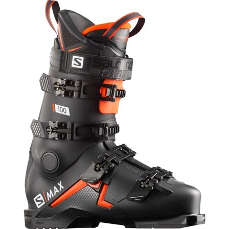 Salomon Men's S/Max 100 Men alpine ski boots Black 25.5