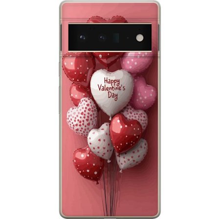 Kompatibelt Mobildeksel til Google Google Pixel 6 Pro Valentinsballonger