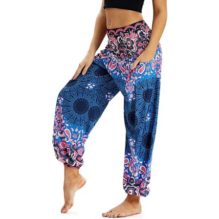 Kvinde Hippie Harem Bukser Strand Bukser Yoga Bukser