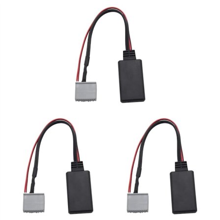 3X Bilmusikadaptermodul utan Bluetooth 4.0 Aux Line In Audiomottagare för 2006-2013 Accord 2008-2013