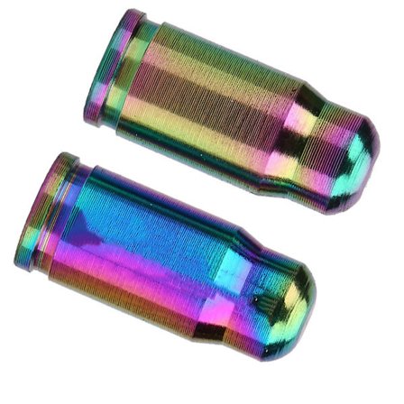 2 stk./lot TC4 Titanium Alloy Mountain Road Bike Ventil Hætte til Inderrør Gasdyse (Farverig)