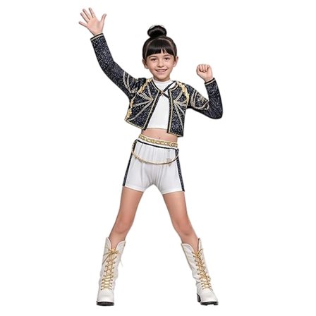 Kpop Demon Hunter Pigegruppe Tøj Koreansk Stjerne Mira Rumi Zoe Rumi Børnetøj