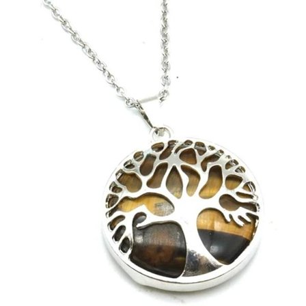 Necklace - Tree of Life - Tigereye
