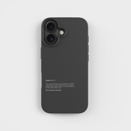 Kompostierbare schwarze PLNTPRTCT Hüllen | Join the Good Fight, iPhone 17