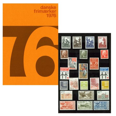 Danmark - Årsmappe 1976