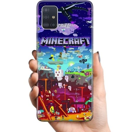 Kompatibelt Mobilskal till Samsung Samsung Galaxy A51 MineCraft