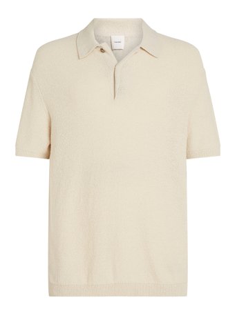 Calvin Klein | Tape Yarn Hidden Placket Polo | M