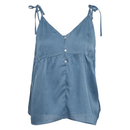 Saint Tropez, Mathilde SZ Top Blauw, Dames, Maat:M