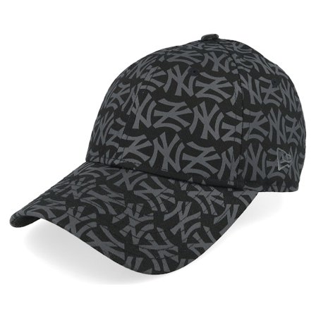 New Era - MLB Musta adjustable Lippis - New York Yankees Womens Mono 9FORTY Black Adjustable @ Hatstore