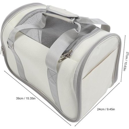 Kattetransporttaske Åndbar Stor Kapacitet Oxford Klud Enkelt Skulder Rejse Kat Håndtaske til Udendørs Besøg Pilipane Store