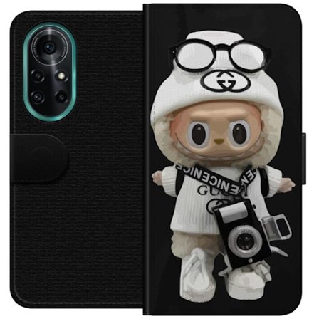 Yhteensopiva Lompakkokotelo Huawei Huawei nova 8 Pro Tyylikäs muotoilijafiguuri kameralla ja katutyyliä, leikkisä keräilyfiguuri trendikkäässä
