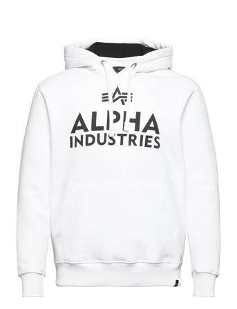 Foam Print Hoody Huppari Valkoinen Alpha Industries