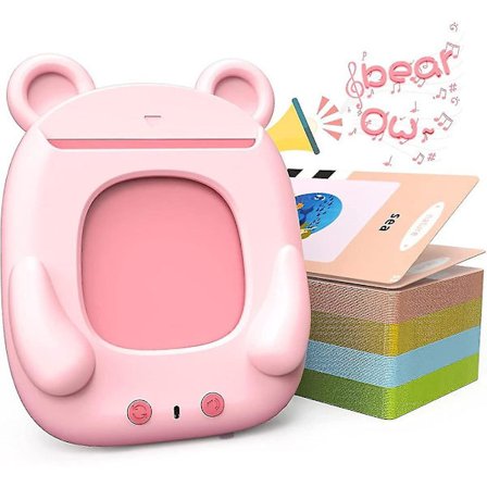 Talende Flash-kort Tale Terapi Legetøj - Førskole Baby Læringslegetøj, Blå