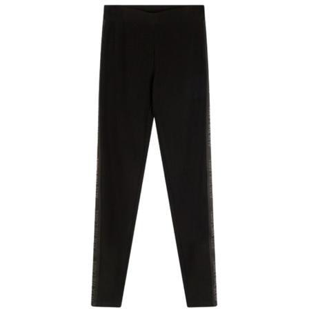 Alix The Label Knitted tape legging , Zwart , Dames , Maat: S