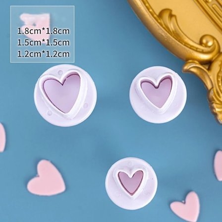 9/12 stk. Polymer lerskærere Keramisk skæreform