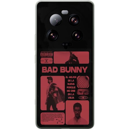 Kompatibelt Mobildeksel til Xiaomi 13 Ultra Bad Bunny NFL-inspirert skjoldlogo med amerikansk fotball og stjerner