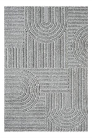 Hanah Home - Teppe-Fred - Grå - Glattvevde tepper - 200X290 - Fra Homeroom