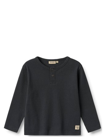 Wheat T-Shirt L/S Morris - Grey - 110