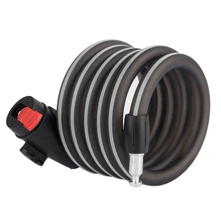 Reflekterande cykellås stålkabellås med nycklar