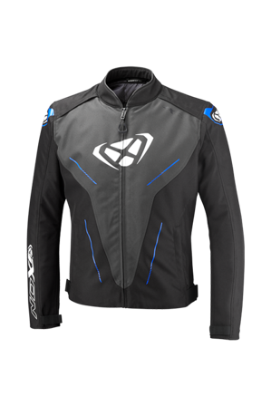 MC-Jakke Ixon Prodigy Sort/Antracit/Blå 4XL