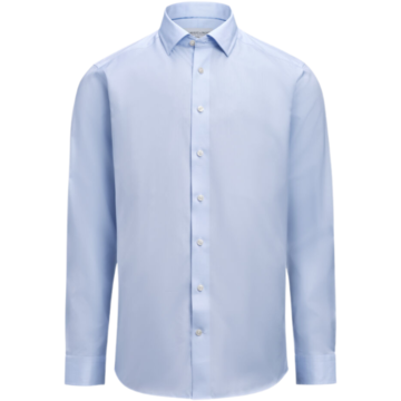 Twillskjorta Stretch Slim Fit Green Bow 02