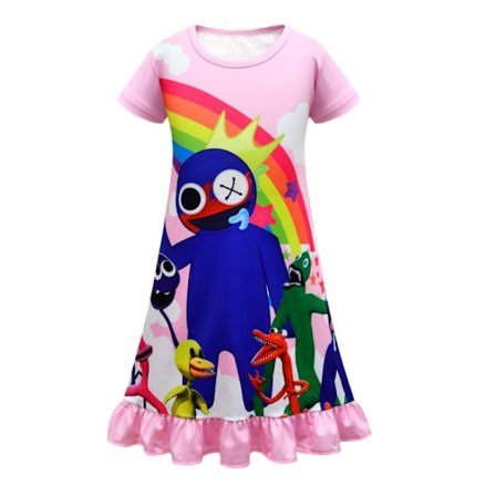 Girls Rainbow Friends Dräktklänning Tecknadt print Casual