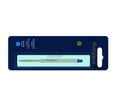 WATERMAN Kugelschreibermine Standard Maxima Blau F 1 Blister