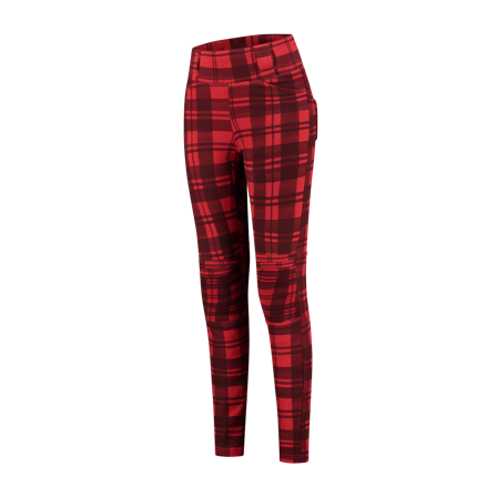 Leggins de Moto para Mujer Rusty Stitches Claudia V2 Rojo/Negro 46