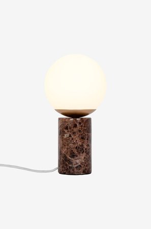 Nordlux - Bordlampe Lilly Marble - Brun - Bordlamper - Fra Homeroom