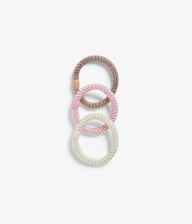 Kappahl | Hårsnoddar 3-pack | Rosa