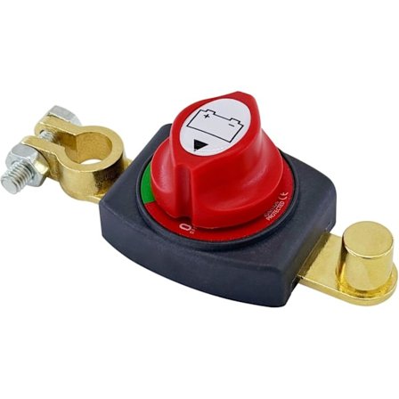 Batterifrånkopplare för toppmontering, 12-24 V Batteriströmbrytare Huvudströmbrytare Frånkopplingsisolator för Bil, Fordon, Husbil och Båt