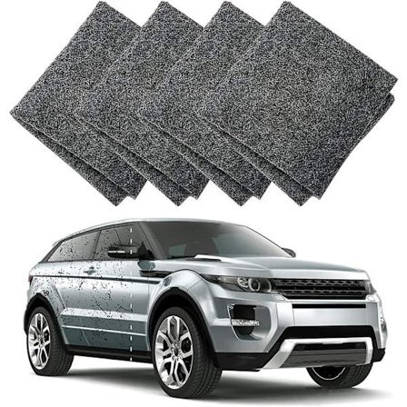 4 Pakker Nano Sparkle Klut, Bilripefjerner Nano Magisk Klut, Lett å Polere Overflate