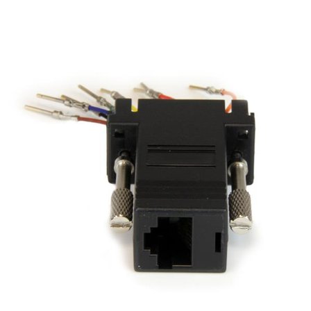 StarTech DB9 to RJ45 Modular Adapter - M/F - Serial adapter - DB-9 (M) to RJ-45 (F) - GC98MF - seriell adapter