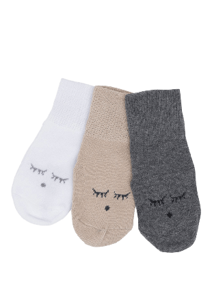 Livly Sleeping Cutie Socks Strumpor & strumpbyxor Unisex Grå 27