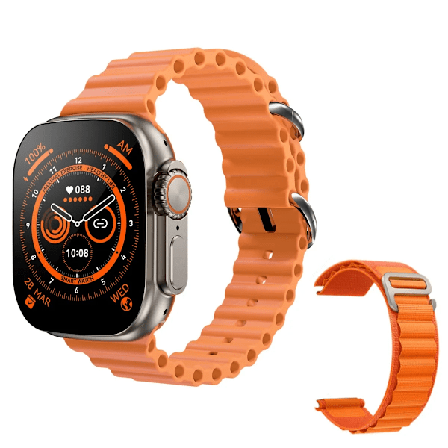 Ny Smart Watch Ultra 8 NFC GPS Track 49mm Herre Dame Smartklokke Series 8 Termometer BluetoothCall Vanntett Sport For App