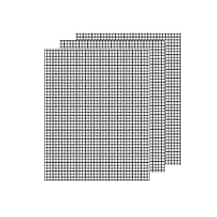 3/6/10 st Non-Stick BBQ Grill Mat Mesh Liner Matlagningsgrill Ark Bakplåt 40X30cm-3st