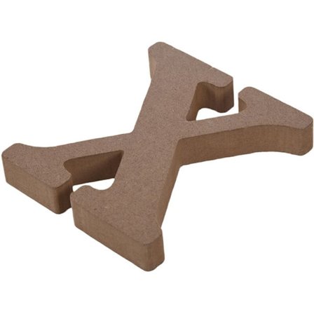 10cm Tre Bokstaver Alfabetet Bryllup Bursdagsfest Dekorasjoner Håndverk 1 stk (Bokstav X)