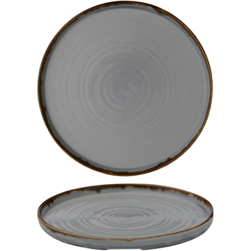 Tallerken Flat Harvest Grå